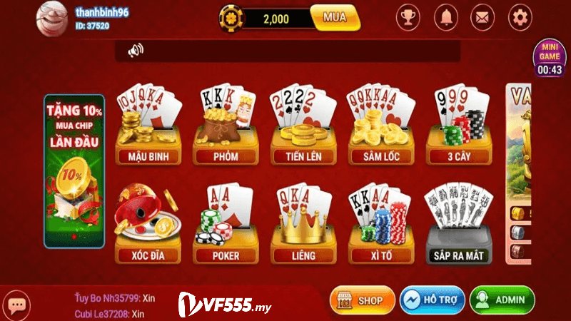 tham gia vào game đánh bài đổi thưởng